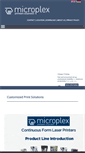 Mobile Screenshot of microplex-usa.com